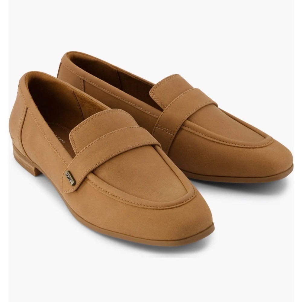 Tom’s Diana Loafers - Tan Brown Leather
